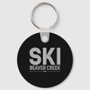 Beaver Creek Ski Resort Usa Rocky Mountains Americ Key Ring