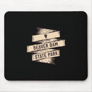 Beaver Dam State Park Nevada Nv Wooden Sign Vacati Mouse Pad