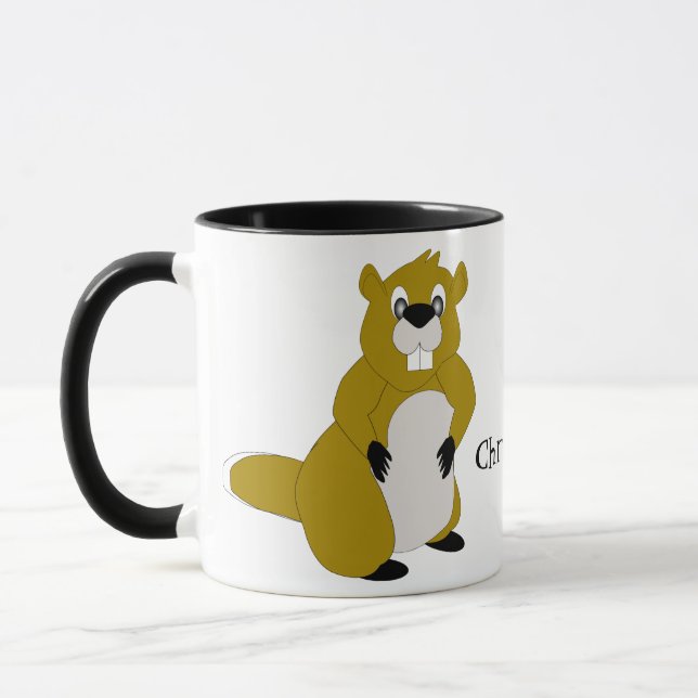 Beaver Design Mug (Left)