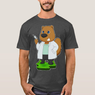 Beaver Doctor Syringe T-Shirt