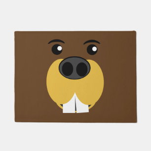 Beaver Face Doormat