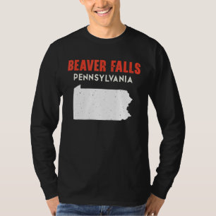 Beaver Falls Pennsylvania USA State America Travel T-Shirt