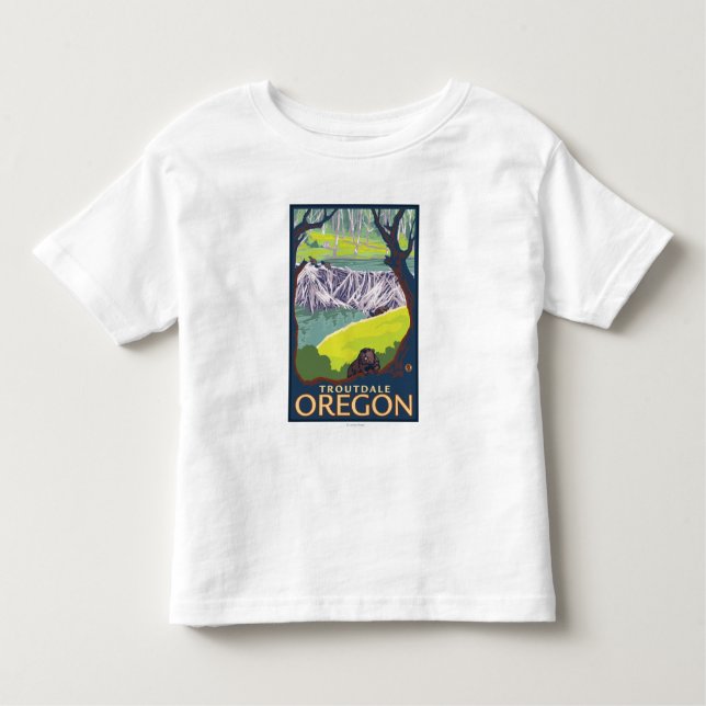 Beaver Family - Troutdale, Oregon Toddler T-Shirt (Front)