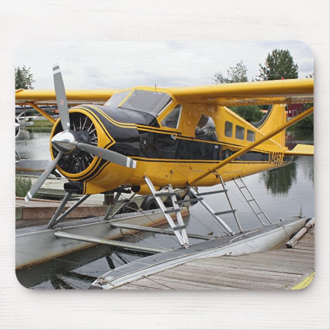 Beaver Float Plane, Lake Hood, Alaska, Mousepad (Front)