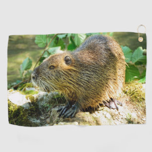 Beaver Golf Towel