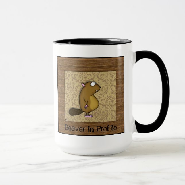 Beaver in Profile Mug (Right)