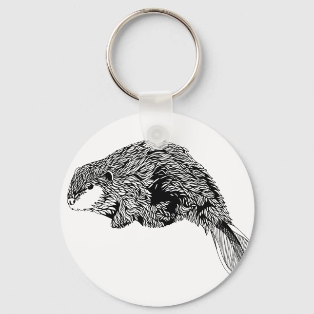 Beaver Key Chain (Front)