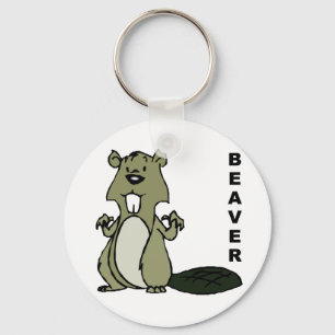 Beaver Key Ring