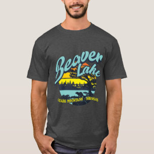 Beaver Lake Ozark Mountains Arkansas Retro Vintage T-Shirt