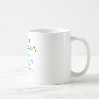 beaver leader turquoise coffee mug
