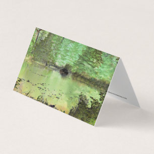 Beaver Lodge II: Digitally Transformed Forest Pond