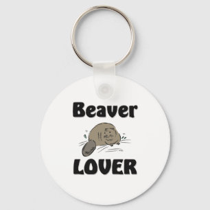 Beaver Lover Key Ring