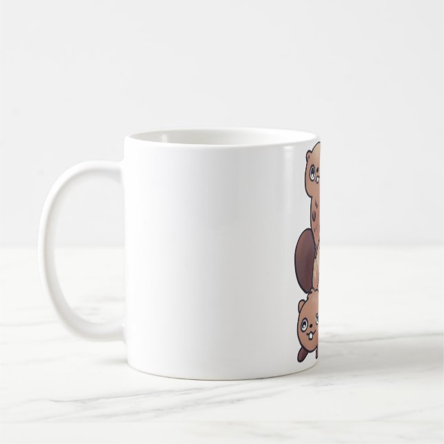 Beaver Magic Coffee Mug (Left)