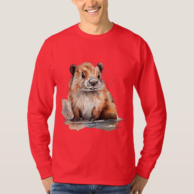 Beaver mens shirt (Front)