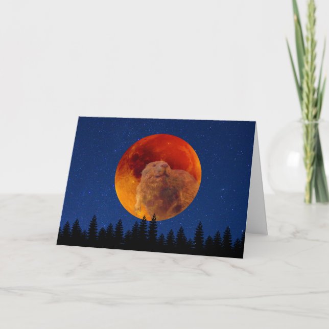 Beaver Moon in November Card (Front)