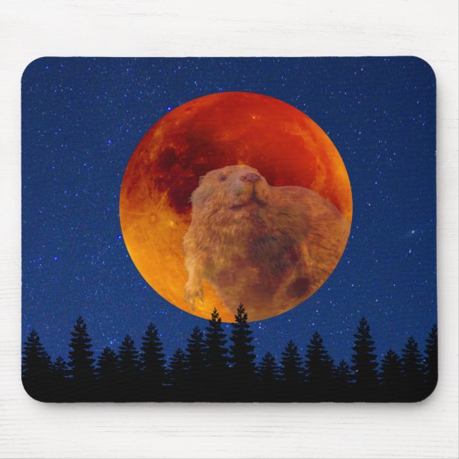 Beaver Moon in November Mouse Pad (Front)