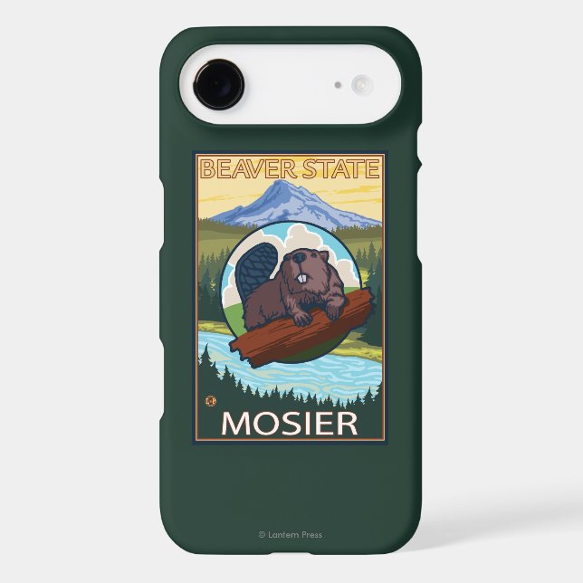 Beaver & Mt. Hood - Mosier, Oregon Case-Mate iPhone Case (Back)