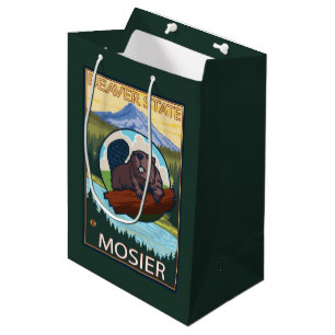 Beaver & Mt. Hood - Mosier, Oregon Medium Gift Bag