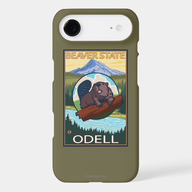 Beaver & Mt. Hood - Odell, Oregon Case-Mate iPhone Case (Back)