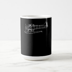 Beaver On Floats Sea Plane Piot Funny Gift Coffee Mug