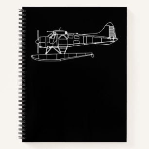 Beaver On Floats Sea Plane Piot Funny Gift Notebook