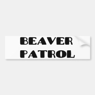 Beaver Patrol Bumper Sticker