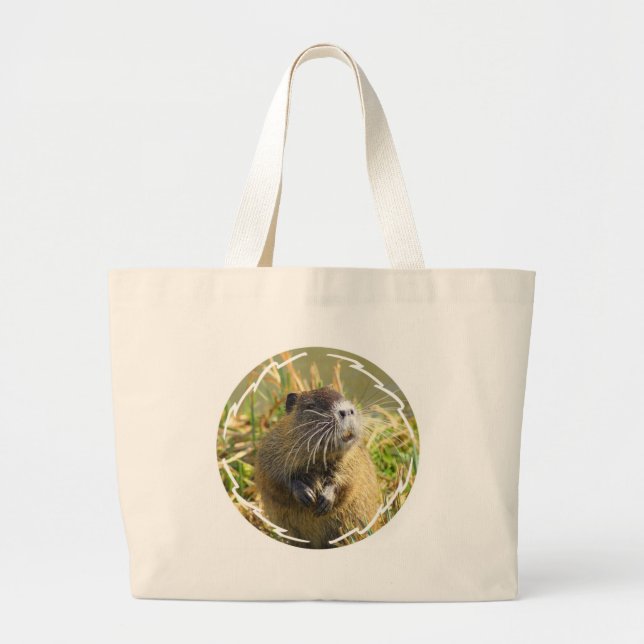Beaver Photo Canvas Bag (Front)