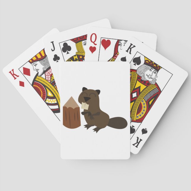 Beaver Playing Cards (Back)