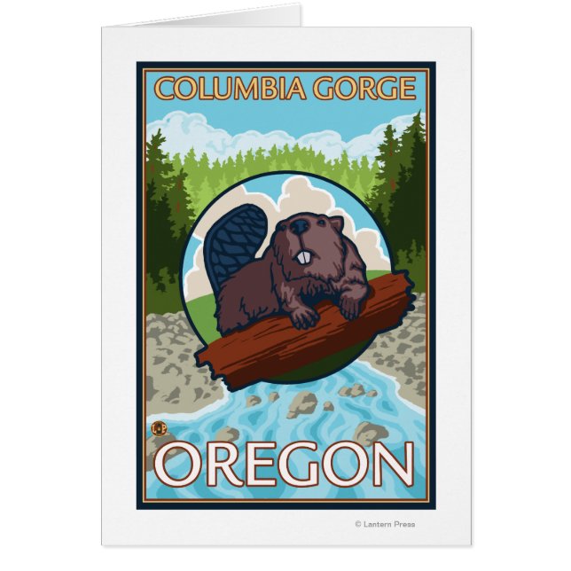 Beaver & River - Columbia Gorge, Oregon (Front)