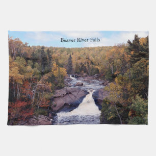 Beaver River Falls kitchen towel