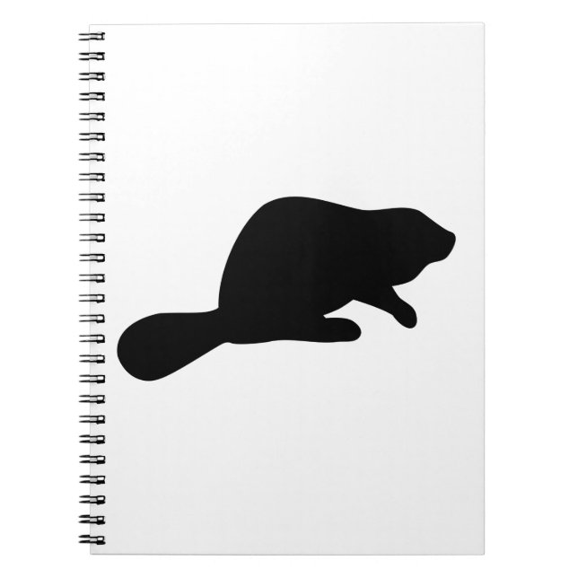 Beaver Silhouette Notebook (Front)