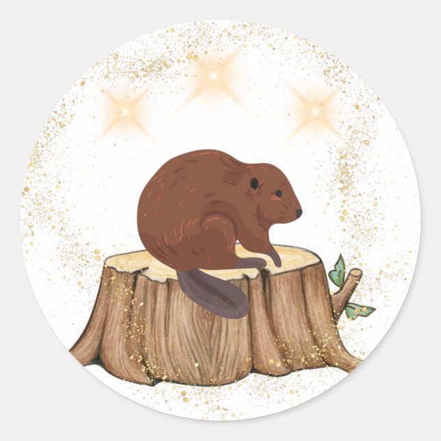 Beaver Sticker (Front)