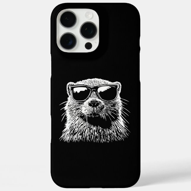 Beaver Sunglasses Case-Mate iPhone Case (Back)