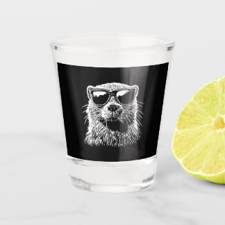 Beaver Sunglasses Shot Glass