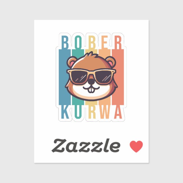  Beaver with Sunglasses (Sheet)