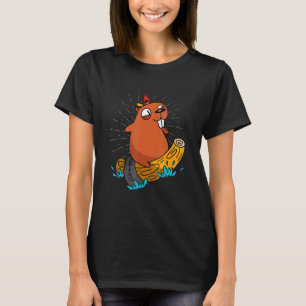 Beaver Wood Animals T-Shirt