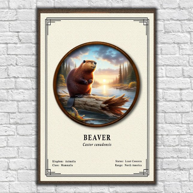 Beaver Zoology Series Poster (Creator Uploaded)