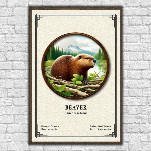 Beaver Zoology Series Poster (Creator Uploaded)