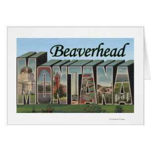 Beaverhead, Montana - Large Letter Scenes