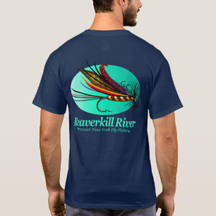 Beaverkill River (fly) T-Shirt