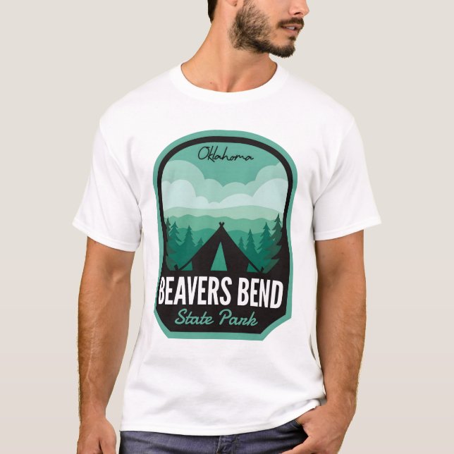 Beavers Bend State Park OK Camping T-Shirt (Front)