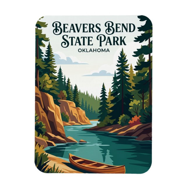 Beavers Bend State Park USA Magnet (Vertical)