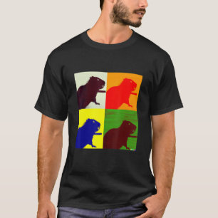 Beavers Fun Cute Wild Pop Retro Vintage Style Des T-Shirt