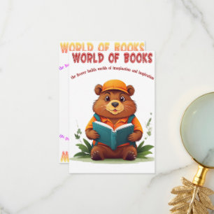 Beaver's Imagination - A Literary Tribute Thank You Card