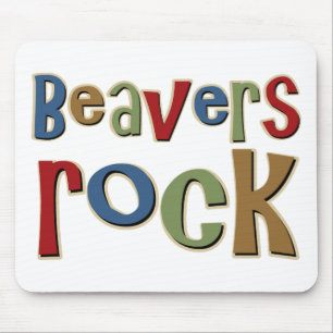 Beavers Rock Mouse Pad