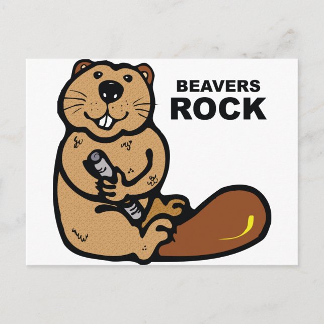 Beavers Rock Postcard (Front)