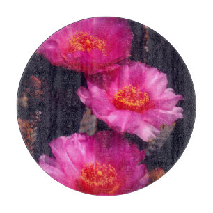 Beavertail Cactus Flowers 2 Cutting Board