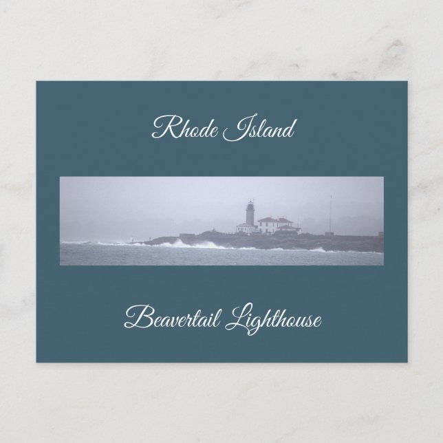 Beavertail Lighthouse Postcard (Front)