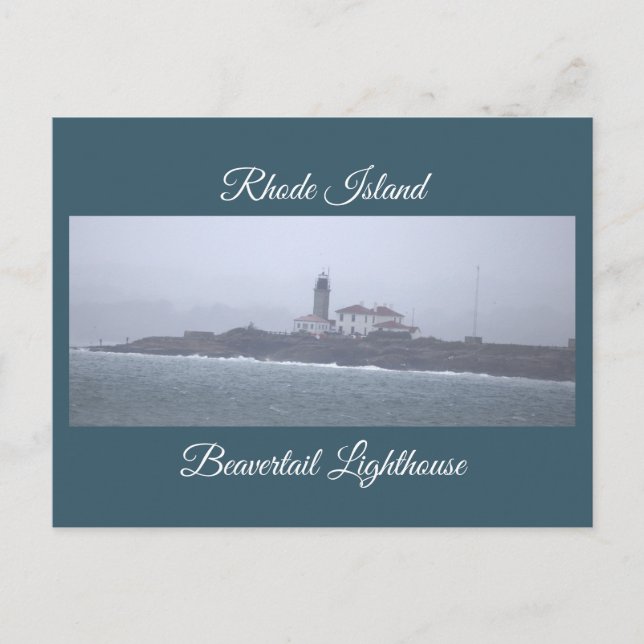Beavertail Lighthouse Postcard (Front)