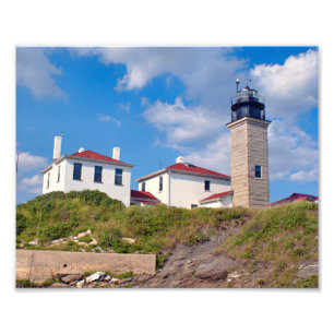 Beavertail Lighthouse, Rhode Island Photo Print